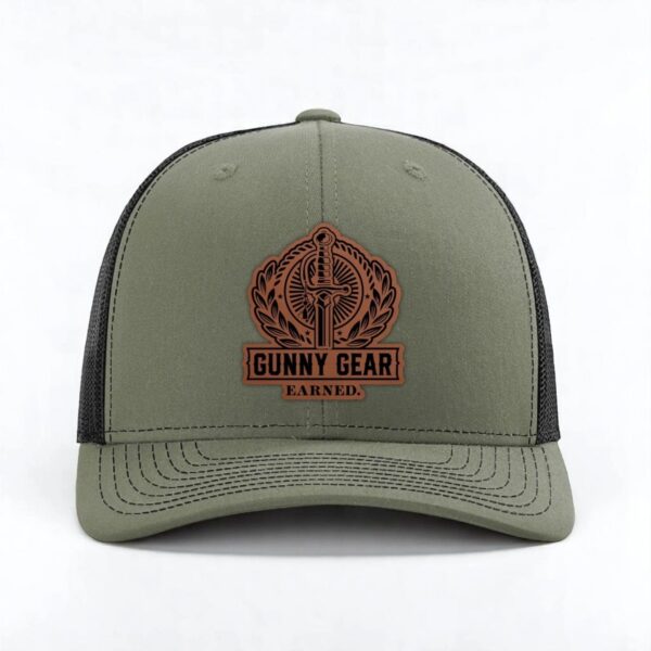 Gunny Gear Richard 112 Trucker Hat - Sage/Tan