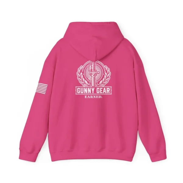 Hot Pink Gunny Gear Earned Unisex Dry Blend Hoodie - Image 2