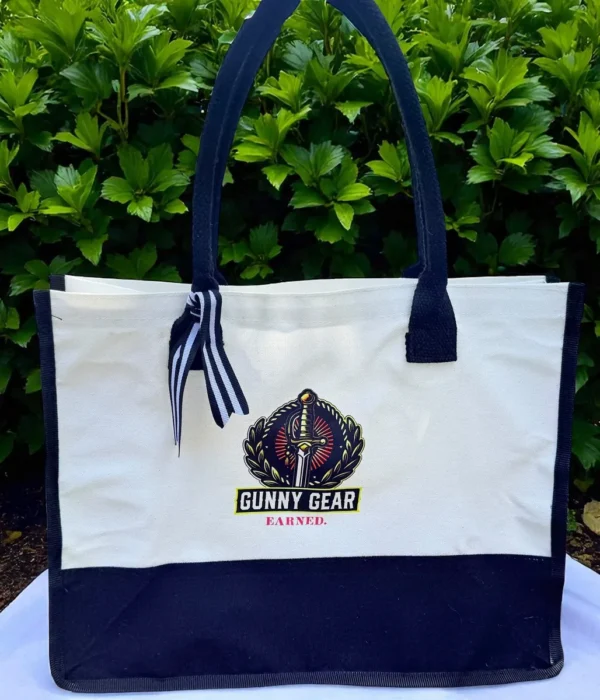 White Gunny Gear Tote Bag