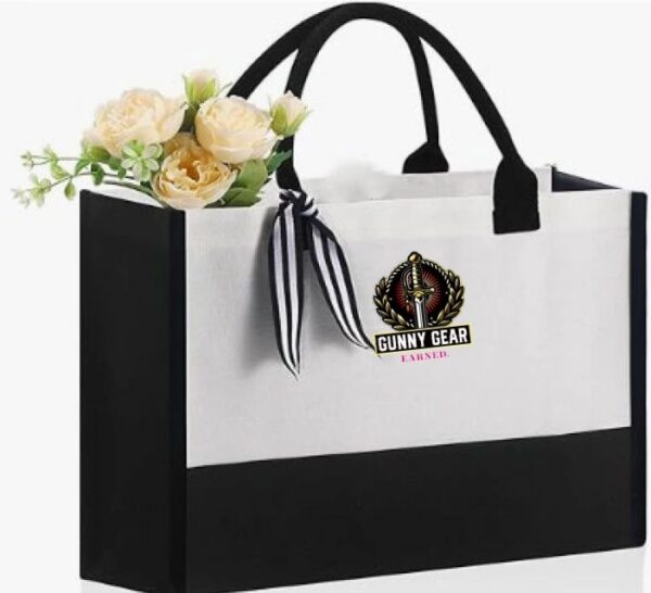 White Gunny Gear Tote Bag - Image 2